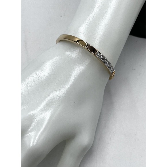 Swarovski 5230676 Women's Fiction Rose Gold Narrow‎ Bangle Bracelet - Picture 6 of 16